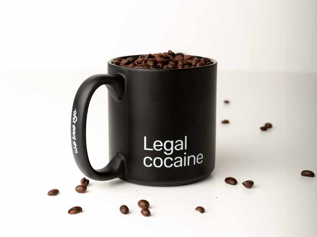 "LEGAL COCAINE" MUG