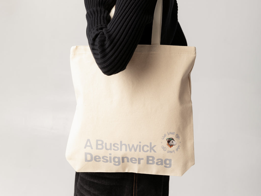 A BUSHWICK DESIGNER BAG TOTE BAG